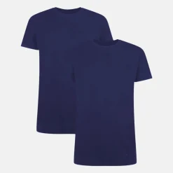 2 pak Blå bambus T-shirt