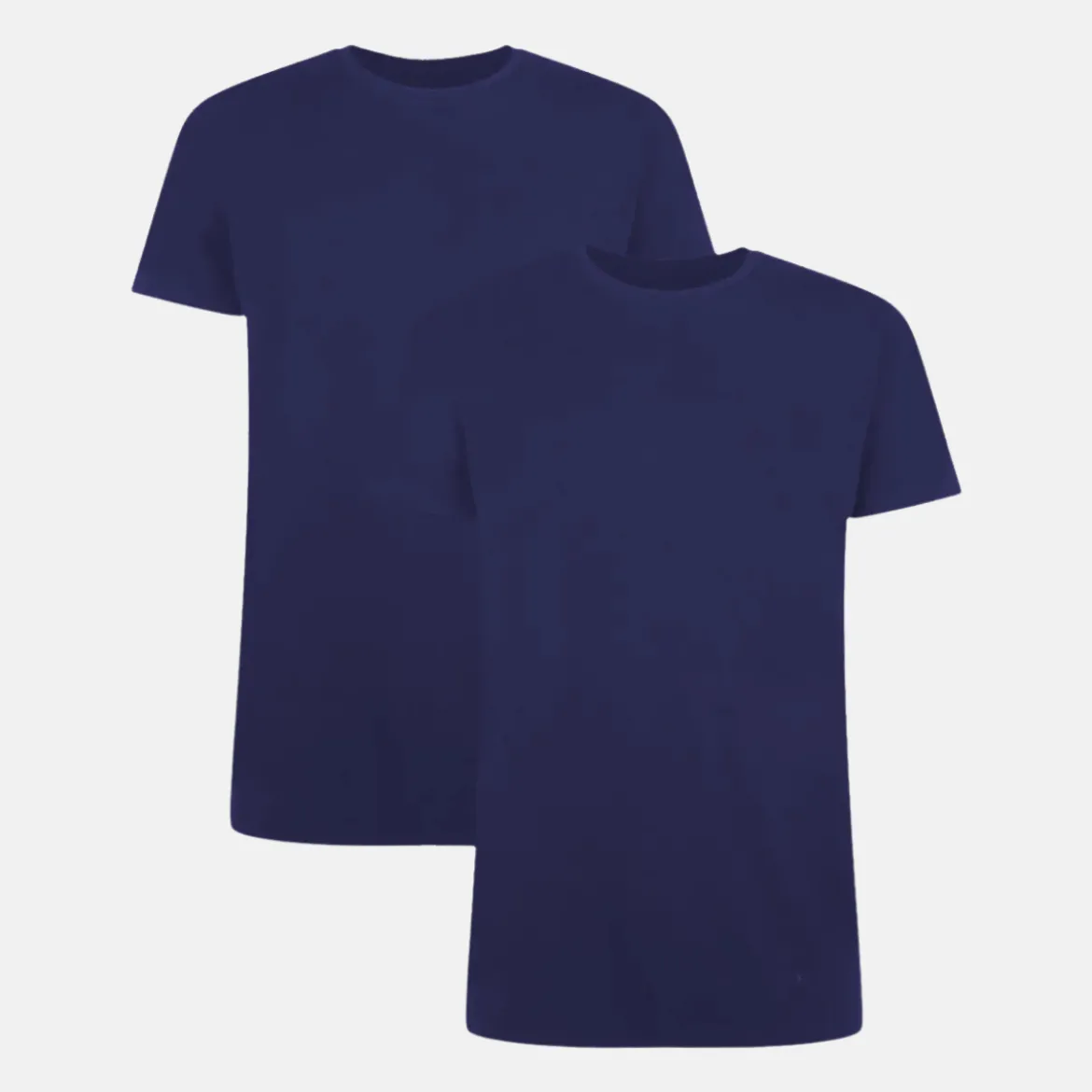 2 pak Blå bambus T-shirt