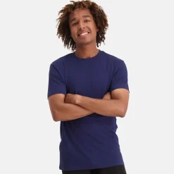 2 pak Blå bambus T-shirt