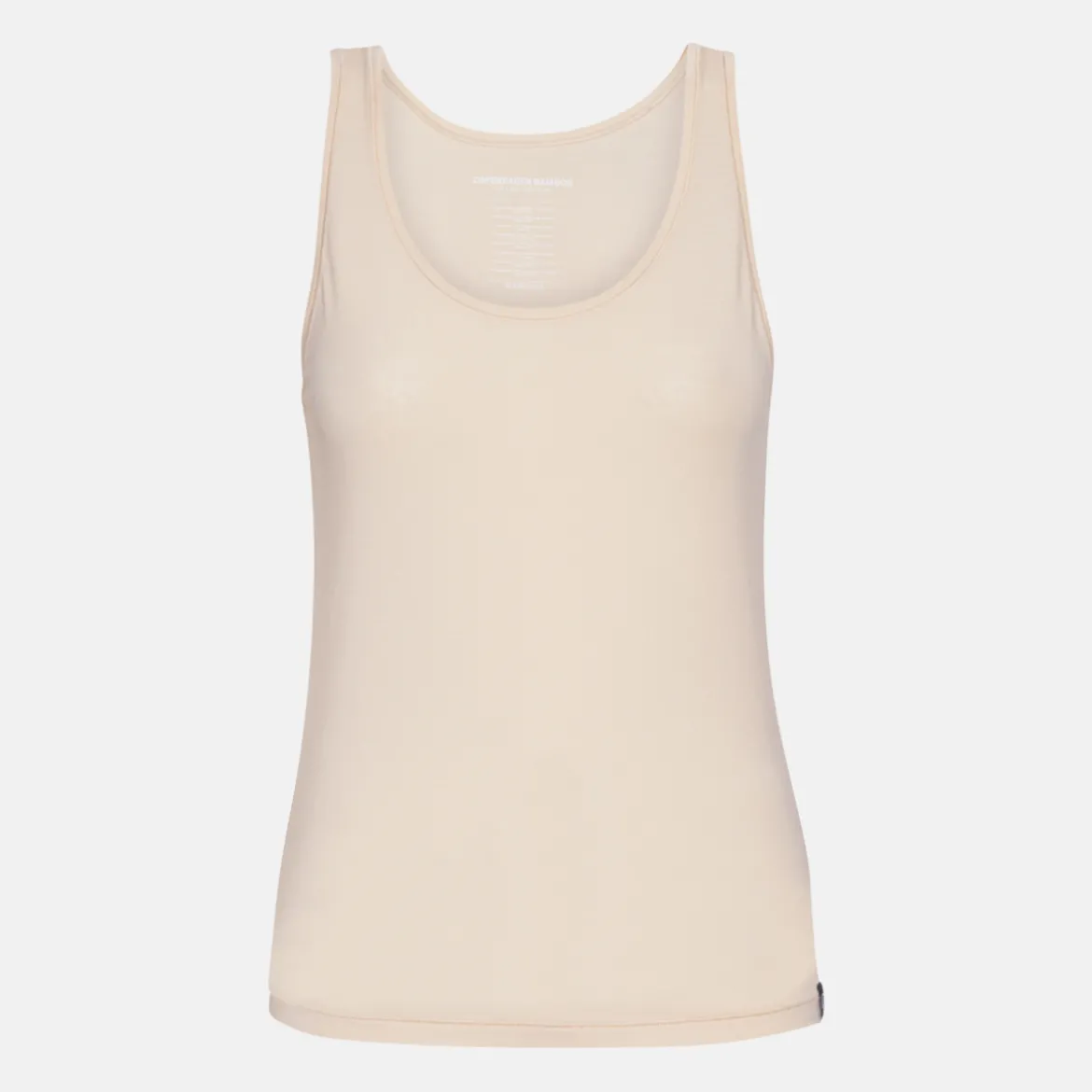 2 pak Creme bambus Tank Top