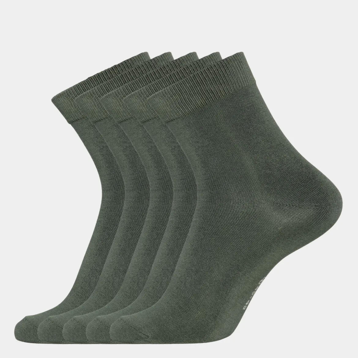 5 pak Grøn bambus strømper (Low cut)