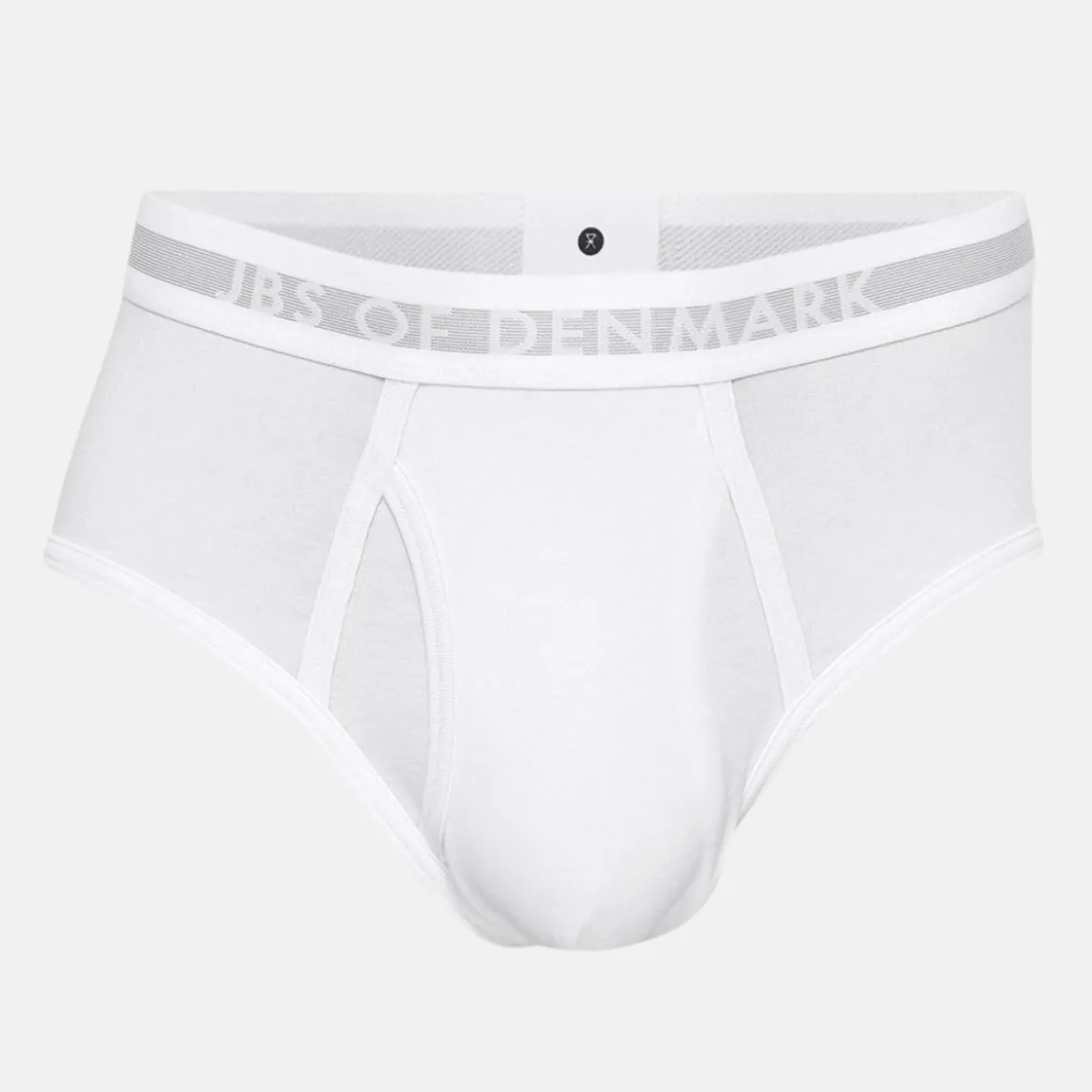2 pak Hvid bambus herretrusser med gylp