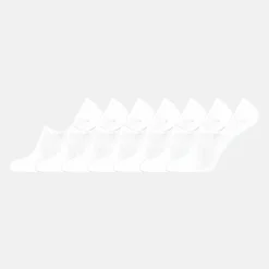 7 pak Hvid bambus in-shoe footies