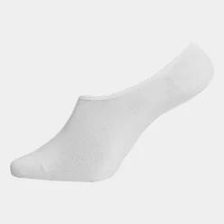 5 pak Hvid bambus no-show footies