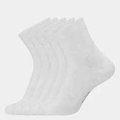 5 pak Hvid bambus strømper (Low cut)