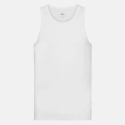 2 pak Hvid bambus Tank Top