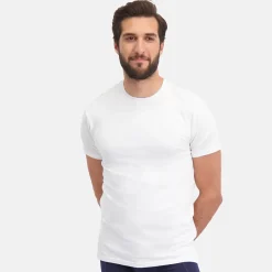 2 pak Hvid bambus T-shirt
