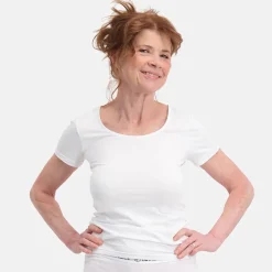 2 pak Hvid bambus T-shirt