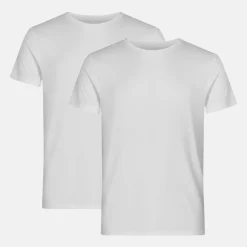 2 pak Hvid slim fit bambus T-shirts