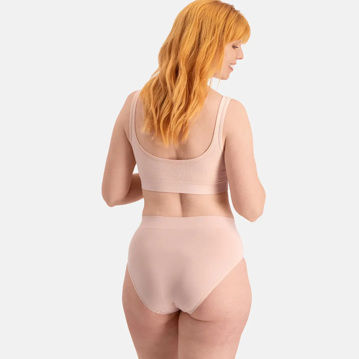 3 pak Nude bambus Maxi trusse