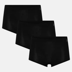 3 pak Sort bambus Hotpants