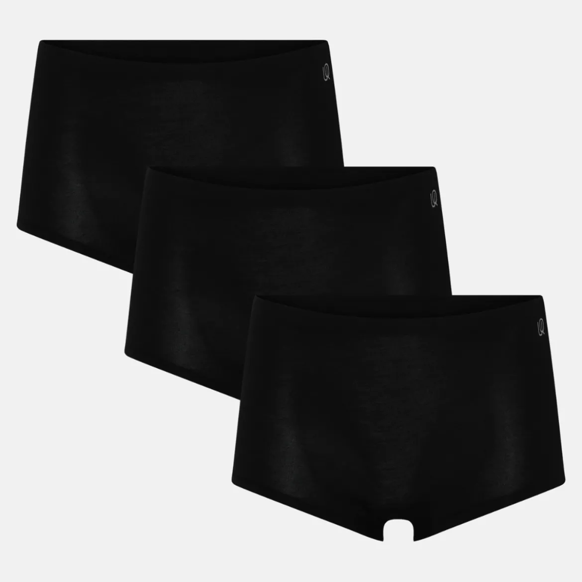 3 pak Sort bambus Hotpants