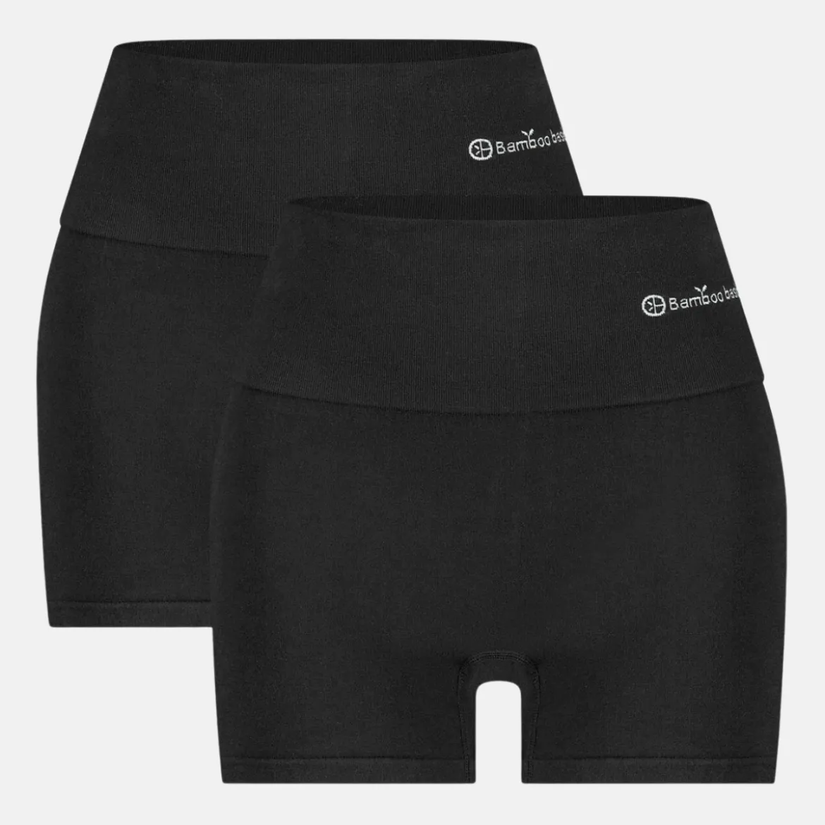 2 pak Sort bambus Hotpants