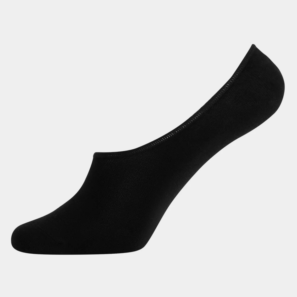 5 pak Sort bambus no-show footies