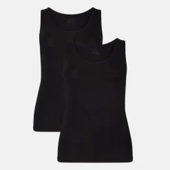 2 pak Sort bambus tank top