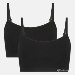 2 pak Sort bambus Top