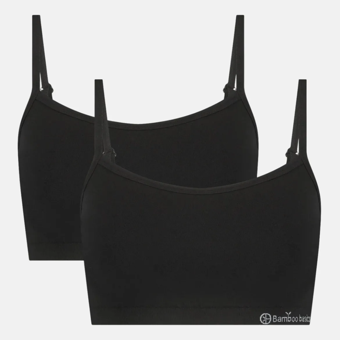 2 pak Sort bambus Top