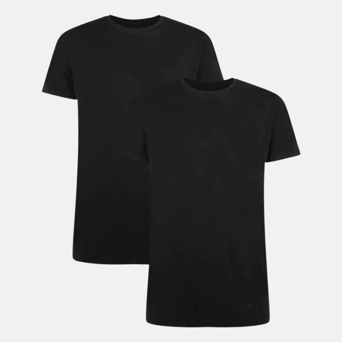 2 pak Sort bambus T-shirt