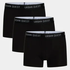 3 pak Sort bambus underbukser