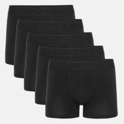 5 pak Sort bambus underbukser