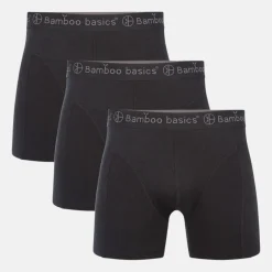 3 pak Sort bambus underbukser