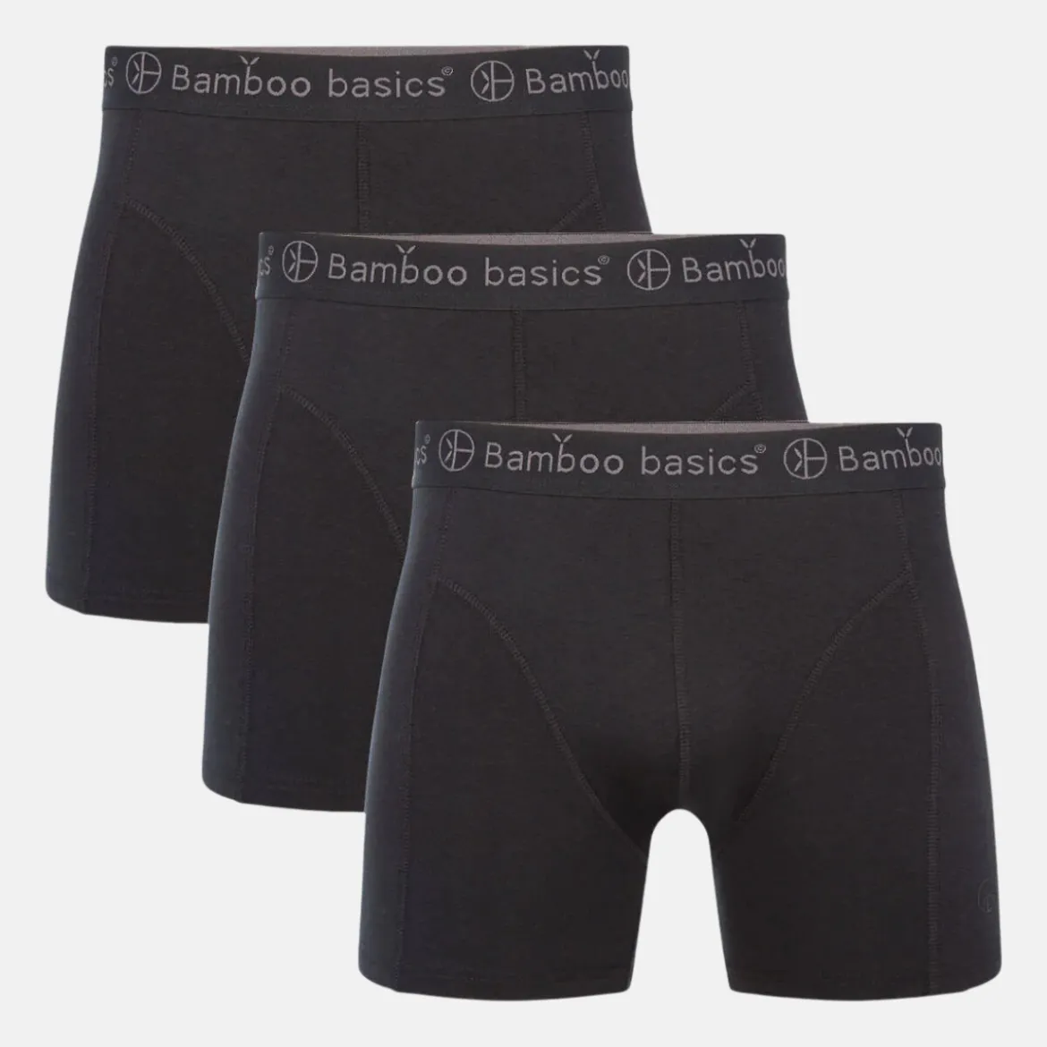 3 pak Sort bambus underbukser