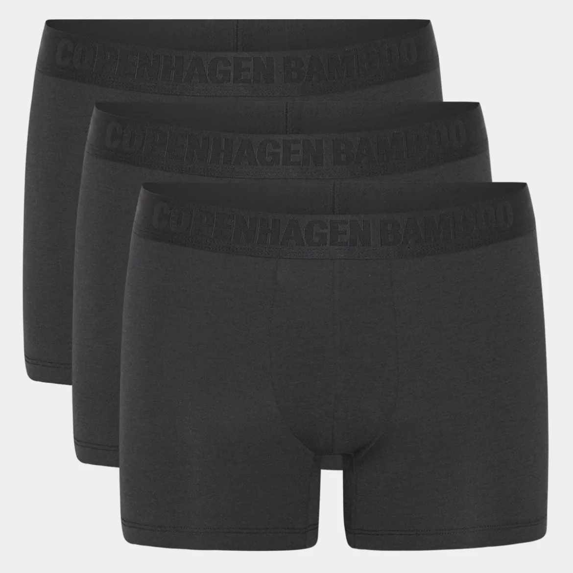 3 pak Sort bambus underbukser