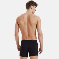 3 pak Sort bambus underbukser med lange ben