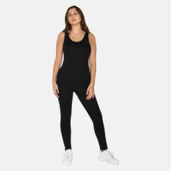 2 pak Sort rib bambus Tank Top