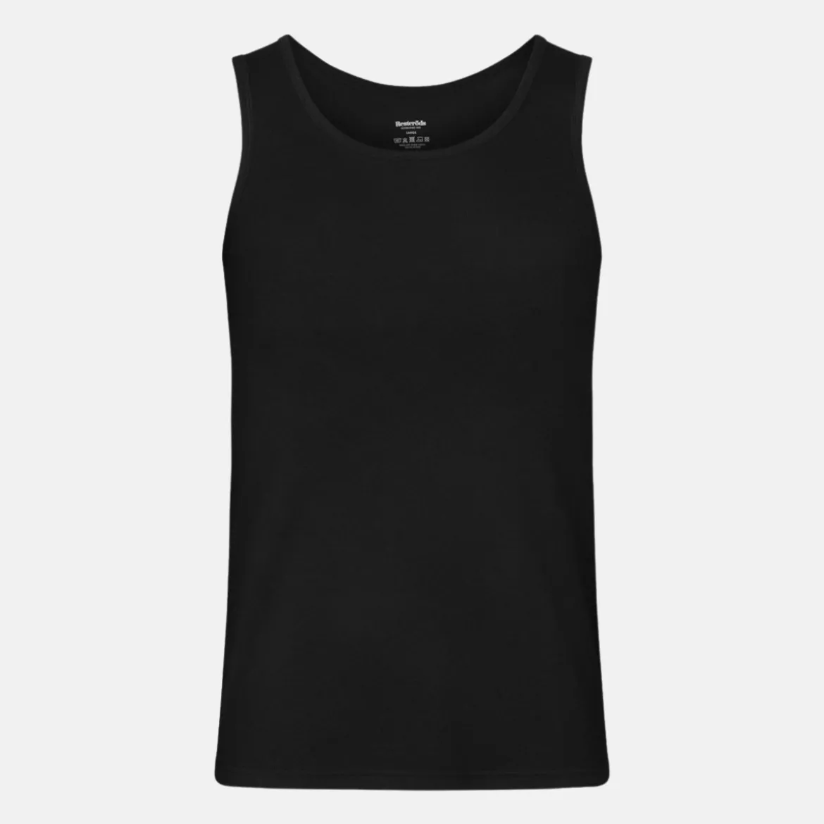 2 pak Sort rib bambus Tank Top