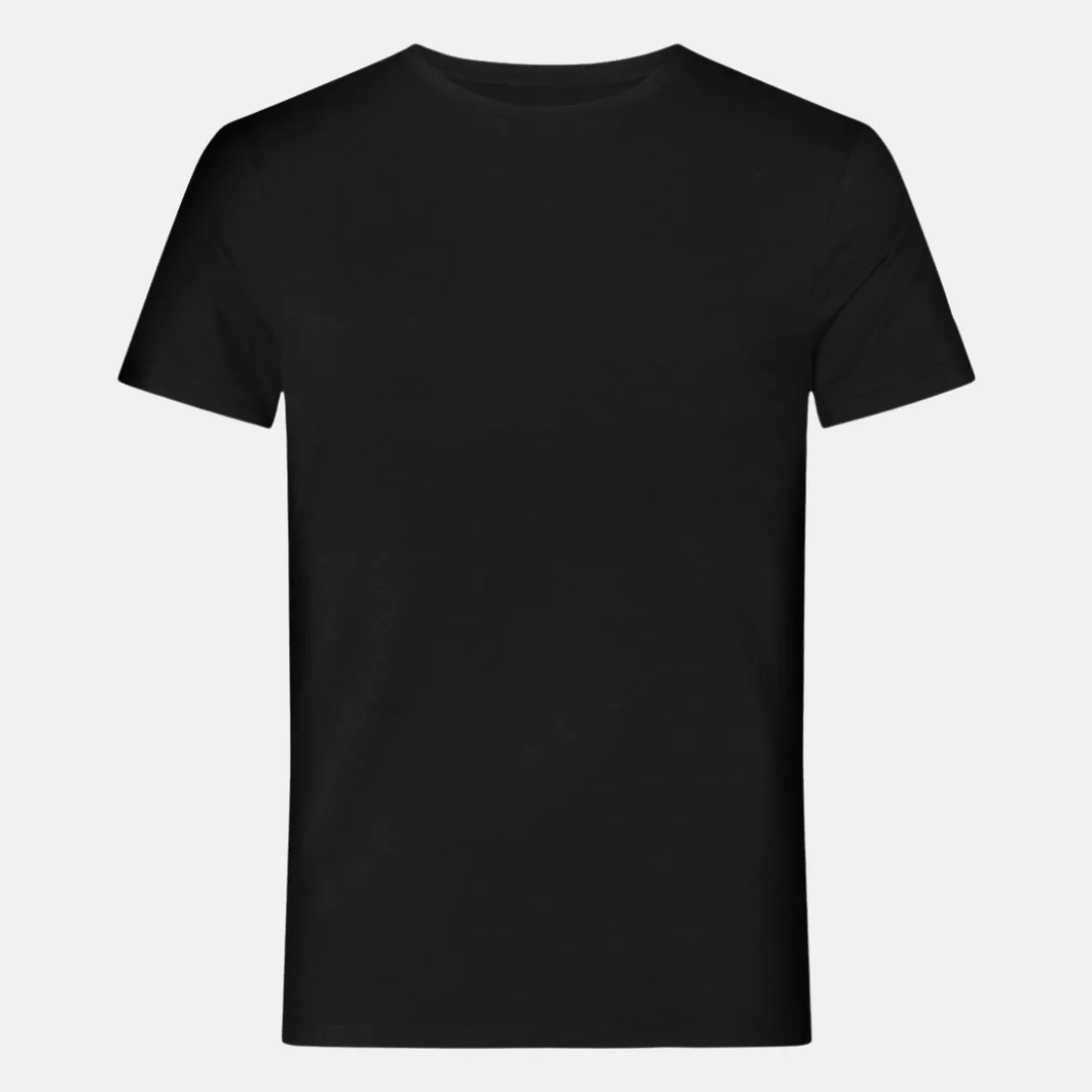 2 pak Sort slim fit bambus T-shirts