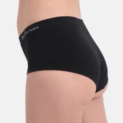 2 pak Sort sømløse bambus Hipster trusse