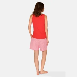 Anja bambus tank top - Rød