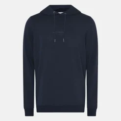 Blå bambus hoodie