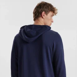 Blå bambus hoodie