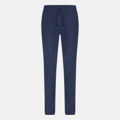 Blå bambus hoodie joggingsæt