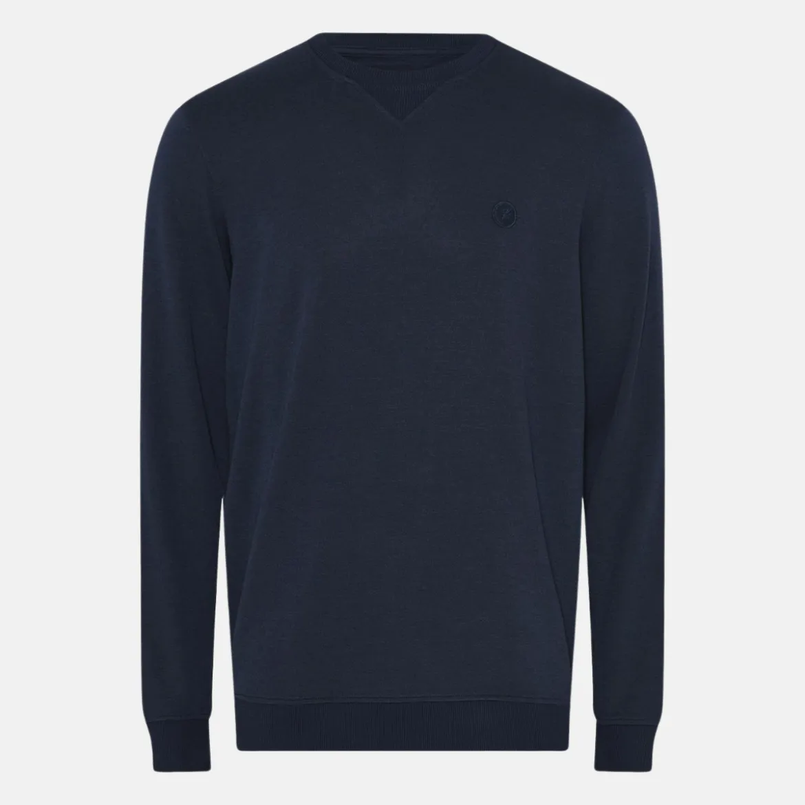 Blå bambus sweatshirt