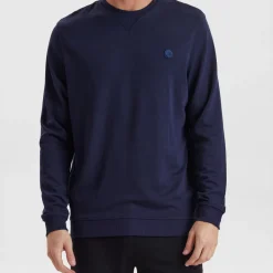 Blå bambus sweatshirt