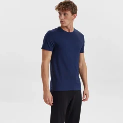 Blå bambus T-shirt