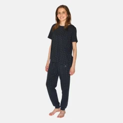 Blå bambus T-shirt
