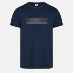 Blå bambus T-shirt med logo