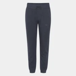 Grå bambus hoodie joggingsæt med logo