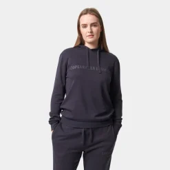 Grå bambus hoodie med logo