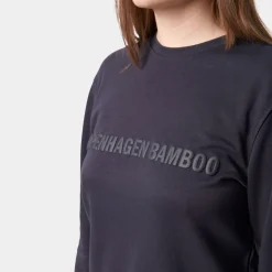Grå bambus joggingsæt med logo