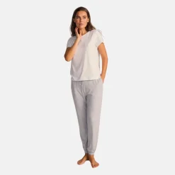 Grå bambus sweatpants