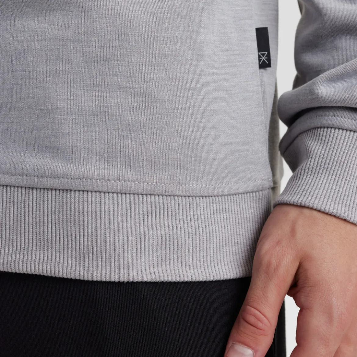 Grå bambus sweatshirt