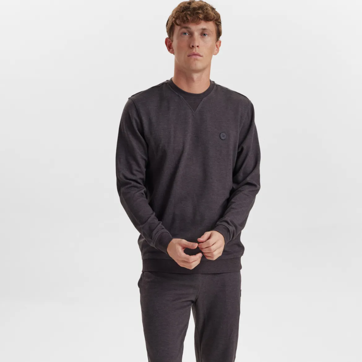 Grå bambus sweatshirt