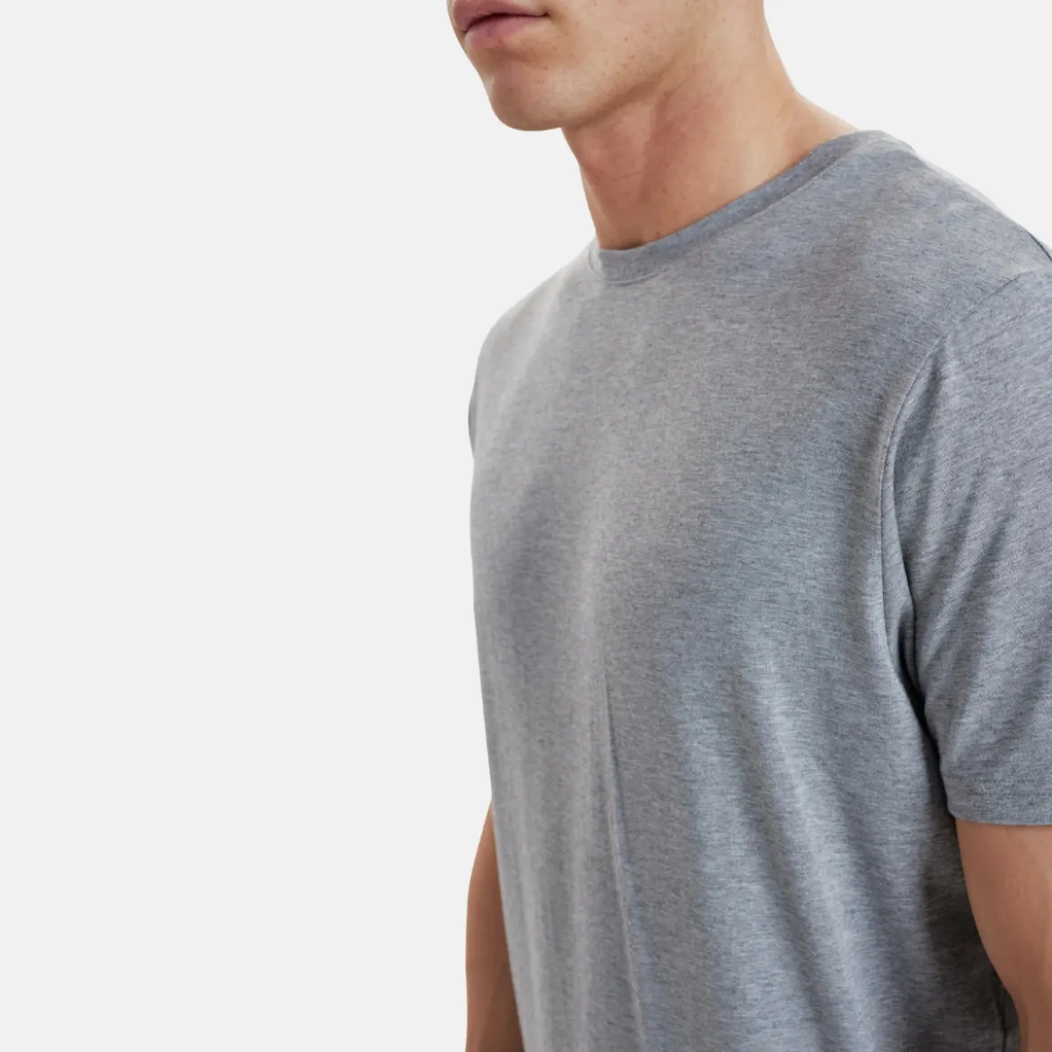 Grå bambus T-shirt