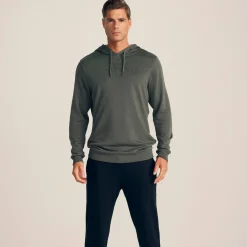Grøn bambus hoodie