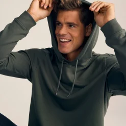 Grøn bambus hoodie